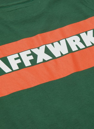  - AFFIX - Logo print layered chest pocket T-shirt