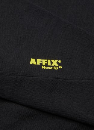  - AFFIX - Logo print zip hoodie