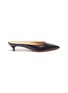 Main View - Click To Enlarge - GABRIELA HEARST - 'Rosendo' marble effect heel leather mules