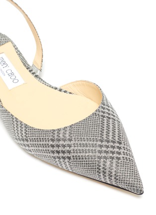 Detail View - Click To Enlarge - JIMMY CHOO - 'Fetto' Prince Of Stars print houndstooth slingback flats