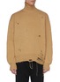 Main View - Click To Enlarge - BED J.W. FORD - Distressed turtleneck sweater