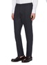 Front View - Click To Enlarge - ALTEA - Elastic waistband micro check pants