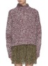 Main View - Click To Enlarge - ISABEL MARANT - 'Jarren' oversized baby alpaca blend turtleneck sweater