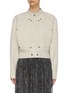 Main View - Click To Enlarge - ISABEL MARANT - 'Loumi' contrast topstitch panelled bomber jacket