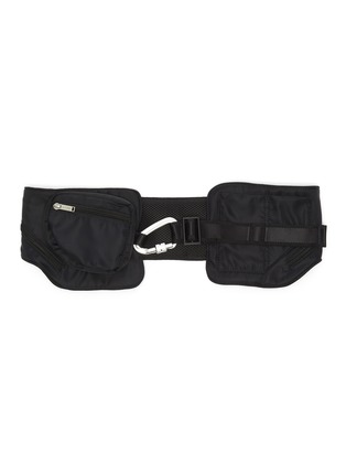 Main View - Click To Enlarge - HELIOT EMIL - Climbing buckle detail elastic belt bag