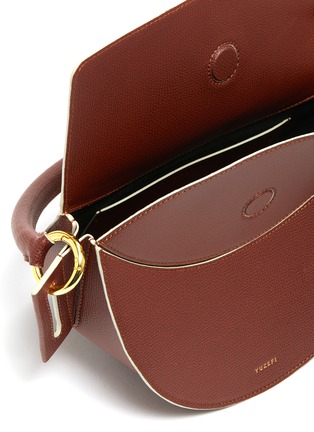 Detail View - Click To Enlarge - YUZEFI - 'Dip' top handle leather shoulder bag