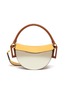 Main View - Click To Enlarge - YUZEFI - 'Dip' colourblock top handle leather shoulder bag