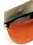 Detail View - Click To Enlarge - YUZEFI - 'Doris' suede and leather shoulder bag