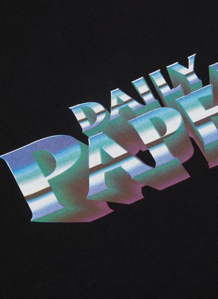  - DAILY PAPER - 'Gabla' logo graphic slogan hoodie
