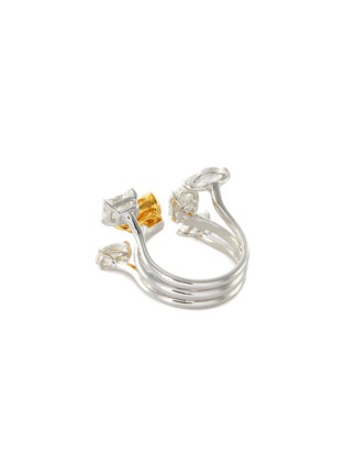 Figure View - Click To Enlarge - LC COLLECTION JEWELLERY - Diamond 18k yellow gold platinum ring