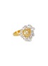 Main View - Click To Enlarge - LC COLLECTION JEWELLERY - Diamond 18k yellow gold platinum heart ring