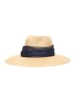 Main View - Click To Enlarge - EUGENIA KIM - 'Emmanuelle' sinamay sash hemp straw hat