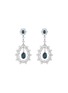Main View - Click To Enlarge - LC COLLECTION JEWELLERY - Diamond alexandrite openwork drop earrings
