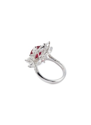 Figure View - Click To Enlarge - LC COLLECTION JEWELLERY - Diamond ruby platinum ring