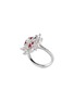 Figure View - Click To Enlarge - LC COLLECTION JEWELLERY - Diamond ruby platinum ring