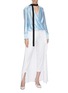 Figure View - Click To Enlarge - HELLESSY - 'Solar' skirt overlay jogging pants