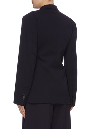Back View - Click To Enlarge - MAISON MARGIELA - Belted wool blazer