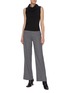 Figure View - Click To Enlarge - MAISON MARGIELA - Tie open back cowl neck sleeveless top