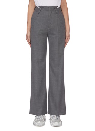 Main View - Click To Enlarge - MAISON MARGIELA - Folded waistband suiting pants