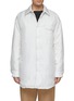 Main View - Click To Enlarge - MAISON MARGIELA - Pinstripe oversized padded shirt jacket