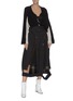 Figure View - Click To Enlarge - MAISON MARGIELA - Front slit panelled trench skirt