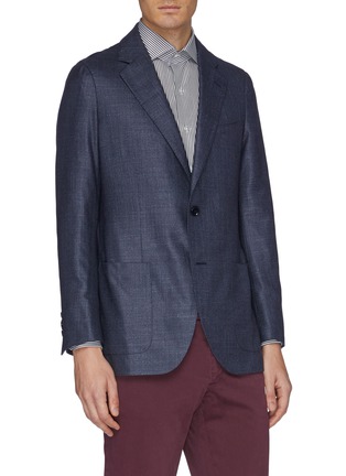 Front View - Click To Enlarge - TOMORROWLAND - Silk-cashmere soft blazer