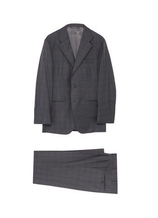 Main View - Click To Enlarge - TOMORROWLAND - Check plaid wool suit