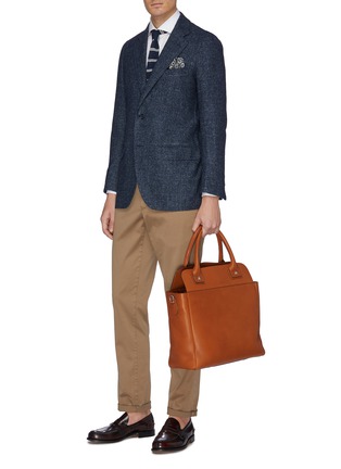 Figure View - Click To Enlarge - TOMORROWLAND - Donegal tweed soft blazer