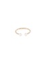 Main View - Click To Enlarge - SYDNEY EVAN - Diamond pearl 14k yellow gold open ring