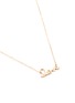Detail View - Click To Enlarge - SYDNEY EVAN - 'Love' small 14k yellow gold pendant necklace