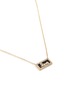 Detail View - Click To Enlarge - SYDNEY EVAN - 'Love' diamond 14k yellow gold enamel pendant necklace