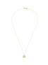 Main View - Click To Enlarge - SYDNEY EVAN - 'Happy Face' diamond14k yellow gold pendant necklace