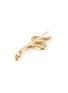 Detail View - Click To Enlarge - SYDNEY EVAN - 'Snake' diamond 14k yellow gold single climber earring