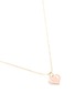 Detail View - Click To Enlarge - SYDNEY EVAN - Enamel heart 14k yellow gold pendant necklace