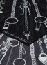 Detail View - Click To Enlarge - ALEXANDER MCQUEEN - Chain Burst silk-wool scarf