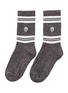 Main View - Click To Enlarge - ALEXANDER MCQUEEN - Stripe skull socks