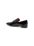  - PEDDER RED - 'Zack' horsebit patent leather loafers