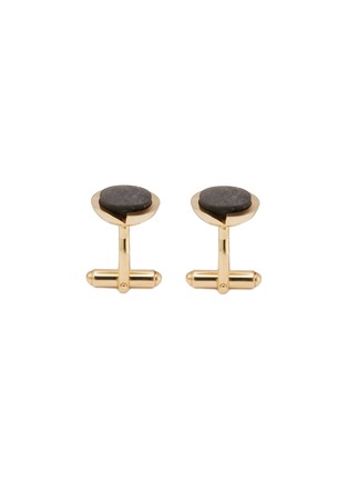 Main View - Click To Enlarge - LANVIN - Obsidian cutout cufflinks