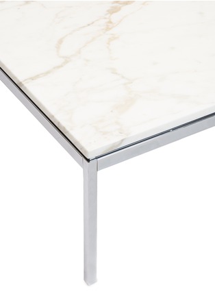 Detail View - Click To Enlarge - KNOLL - Florence Knoll square low table – Calacatta Marble