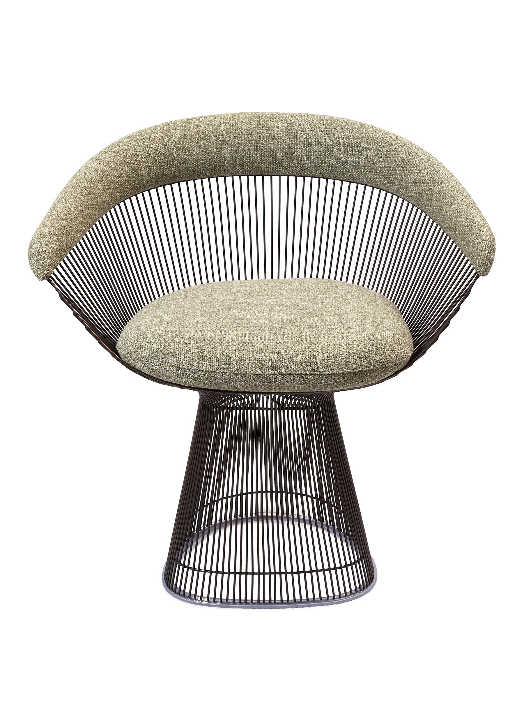 platner lounge chair – tosca green