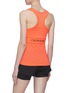 Back View - Click To Enlarge - CALVIN KLEIN PERFORMANCE - Layered mesh panel racerback performance tank top