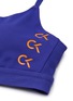 Detail View - Click To Enlarge - CALVIN KLEIN PERFORMANCE - 'Icon' monogram print strappy racerback sports bra