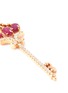 Detail View - Click To Enlarge - LC COLLECTION JEWELLERY - Diamond ruby 18k rose gold key pendant
