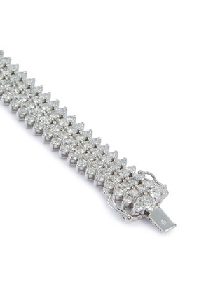 Detail View - Click To Enlarge - LC COLLECTION JEWELLERY - Diamond 18k white gold link bracelet