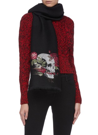 Figure View - Click To Enlarge - ALEXANDER MCQUEEN - Buried Monarch scarf