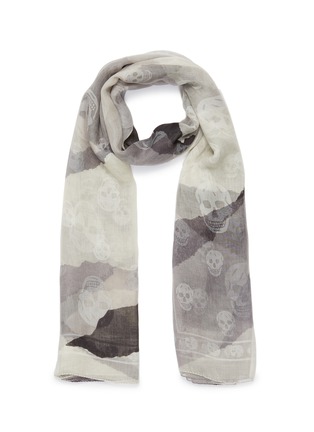 Main View - Click To Enlarge - ALEXANDER MCQUEEN - SI Torn Roses scarf