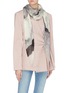 Figure View - Click To Enlarge - ALEXANDER MCQUEEN - SI Torn Roses scarf