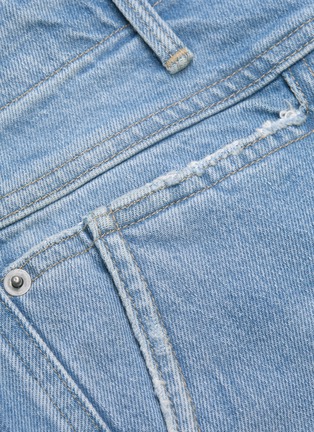 - FRAME - 'Retro' panelled denim shorts