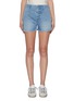 Main View - Click To Enlarge - FRAME - 'Retro' panelled denim shorts