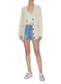 Figure View - Click To Enlarge - FRAME - 'Retro' panelled denim shorts